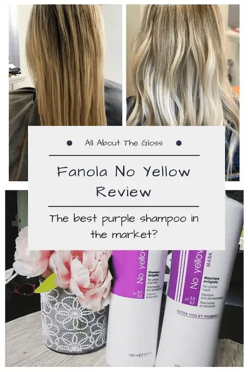Purple Shampoo Fanola No Yellow Review All About The Gloss