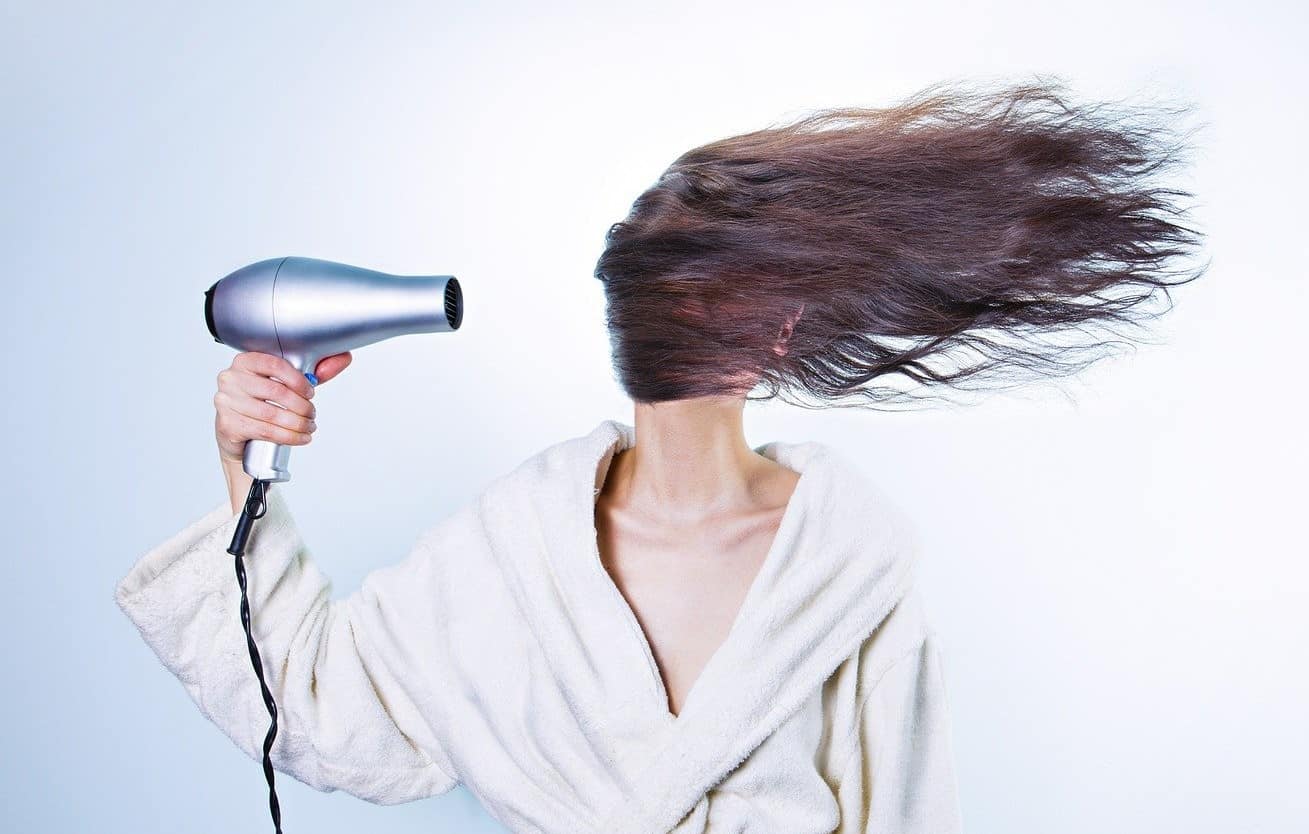 blow dry your hair