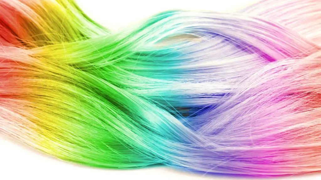 how to remove rainbow hair dye