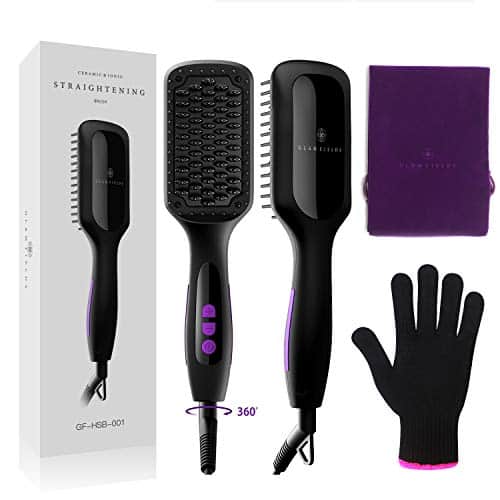 paris glam straightening brush