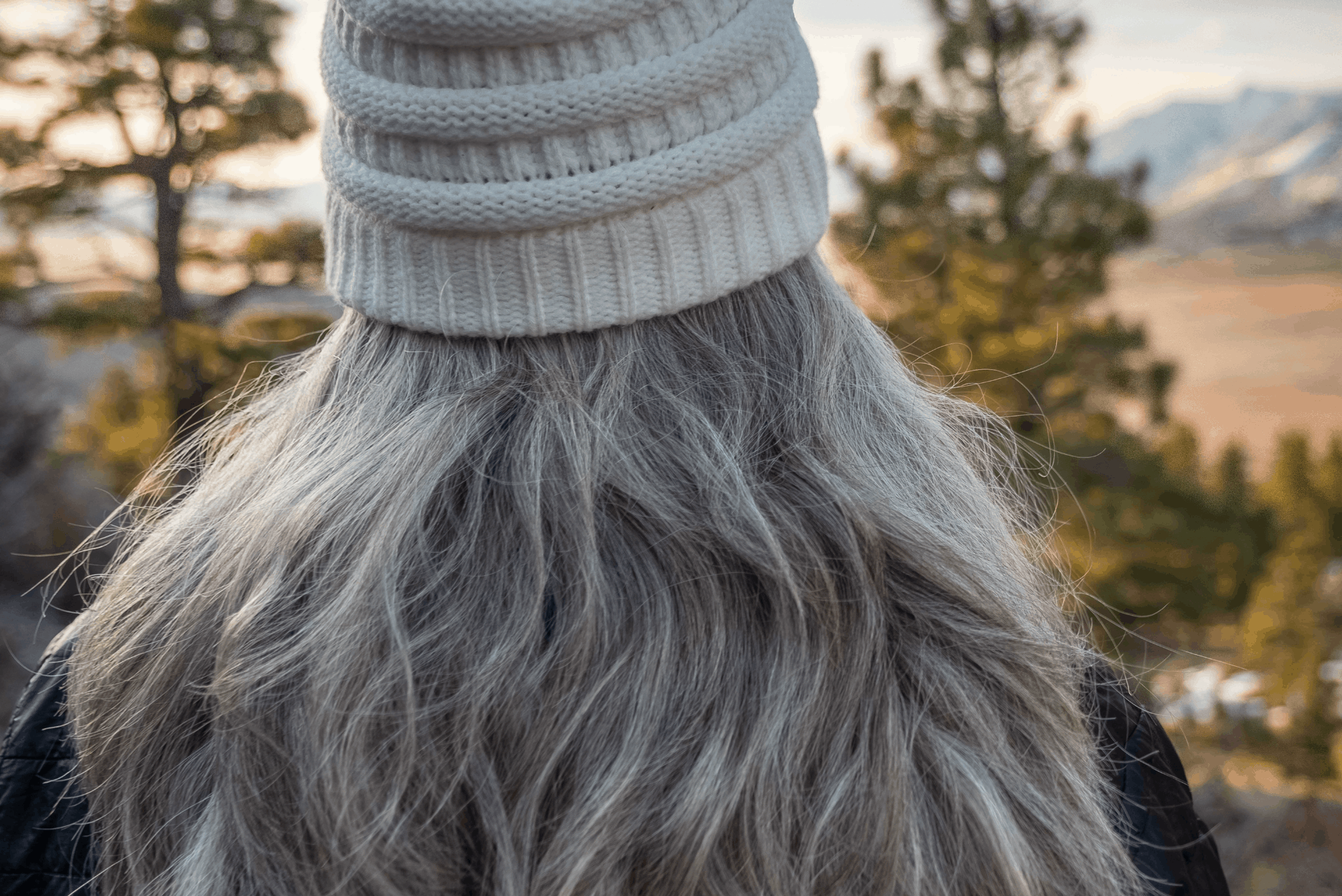 transitioning to gray hair