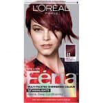 L'Oréal Paris Feria Multi-Faceted Shimmering Permanent Hair Color, 41 Crushed Garnet