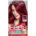 L'Oréal Paris Feria Multi-Faceted Shimmering Permanent Hair Color, R57 Cherry Crush (Intense Medium Auburn),1 kit Hair Dye