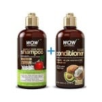WOW Apple Cider Vinegar Shampoo & Hair Conditioner Set - 2 x 16.9 Fl Oz