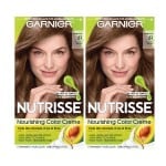 Garnier Hair Color Nutrisse Nourishing Creme, 61 Light Ash Brown (Mochaccino), 2 Count
