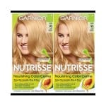 Garnier Hair Color Nutrisse Nourishing Creme, 93 Light Golden Blonde (Honey Butter), 2 Count
