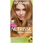 Garnier Nutrisse Ultra Color Nourishing Permanent Hair Color Cream, HL3 Golden Honey (1 Kit) Blonde Hair Dye