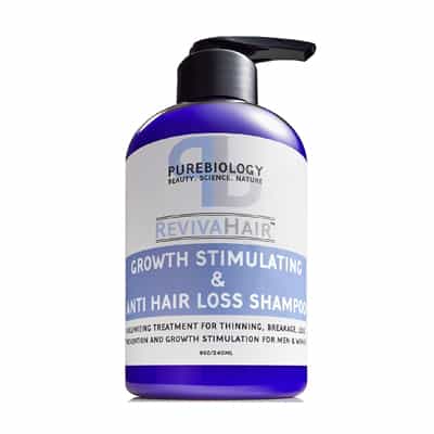 Pure Biology Hair Growth Natural DHT Blockers, Vitamins B + E