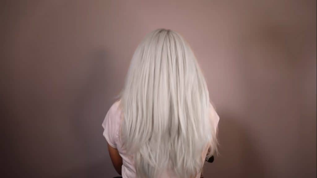 white hair