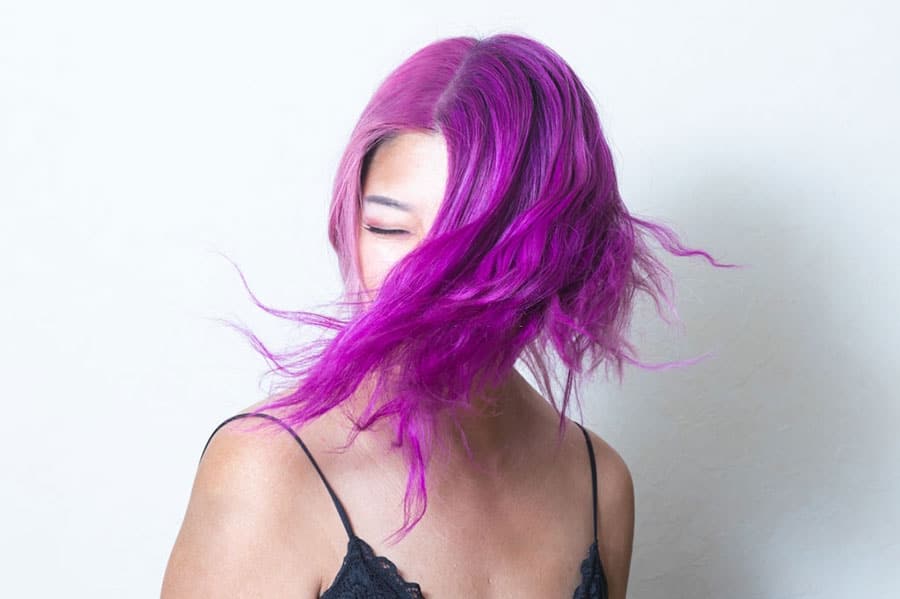 Can You Dye Brown Hair Purple Without Bleach Heres How To Do It 