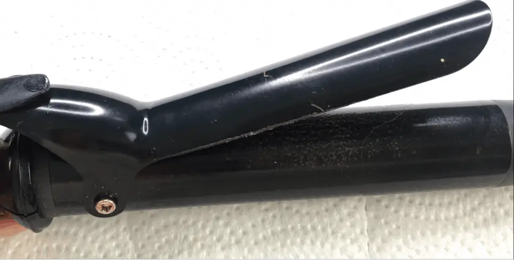 how to clean a curling iron