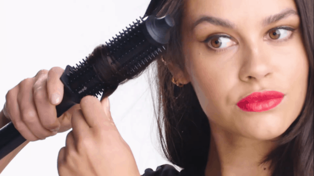 how to use a curling brush