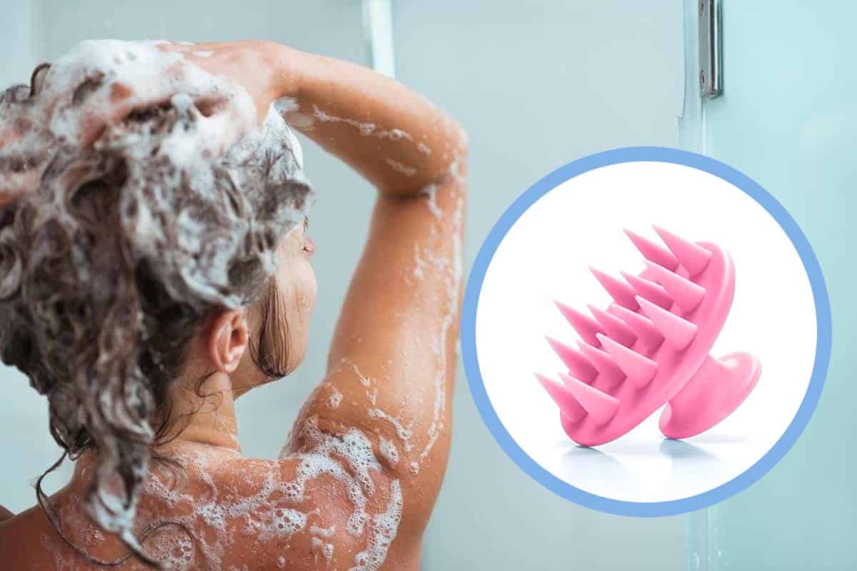 how to use a shampoo brush